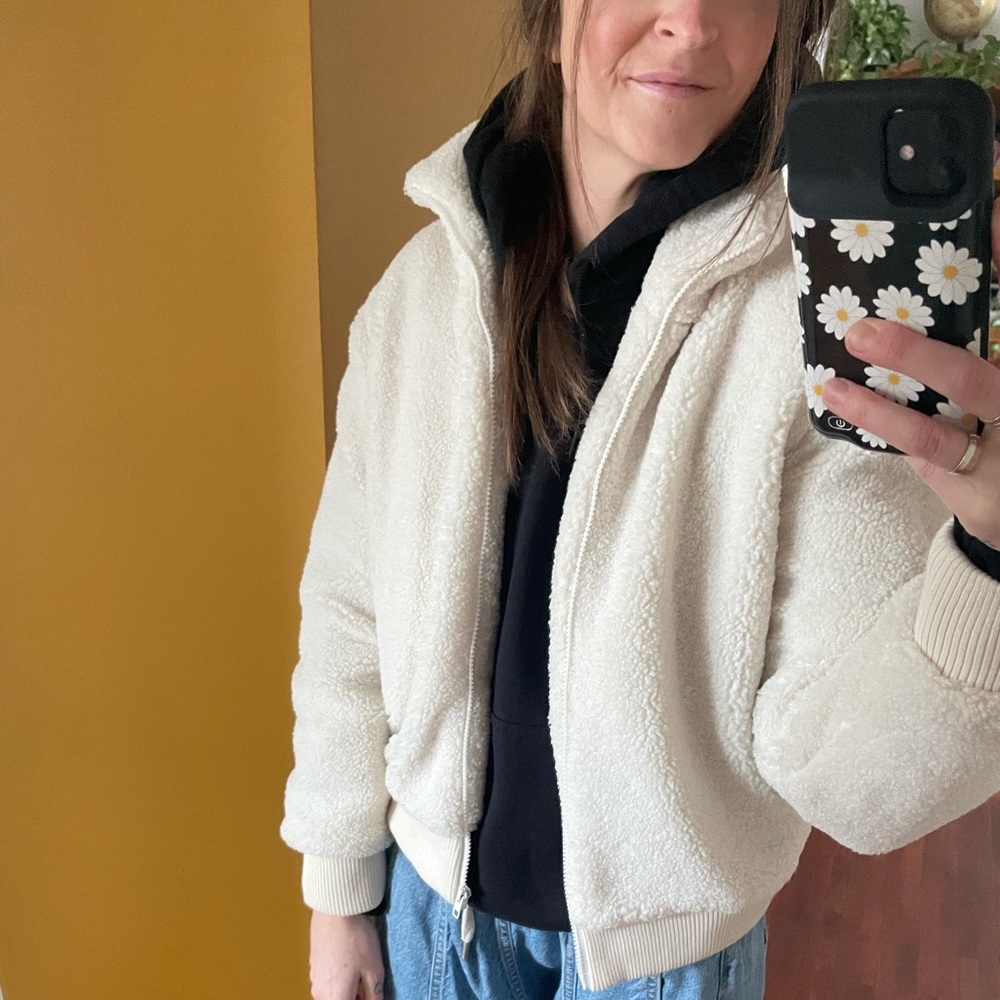 Womens Teddy Bomber Jacket